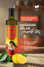 Fermente Bitkisel Detox Sirkesi – Enginar, Zerdeçal & Hibiscus – 500 ml